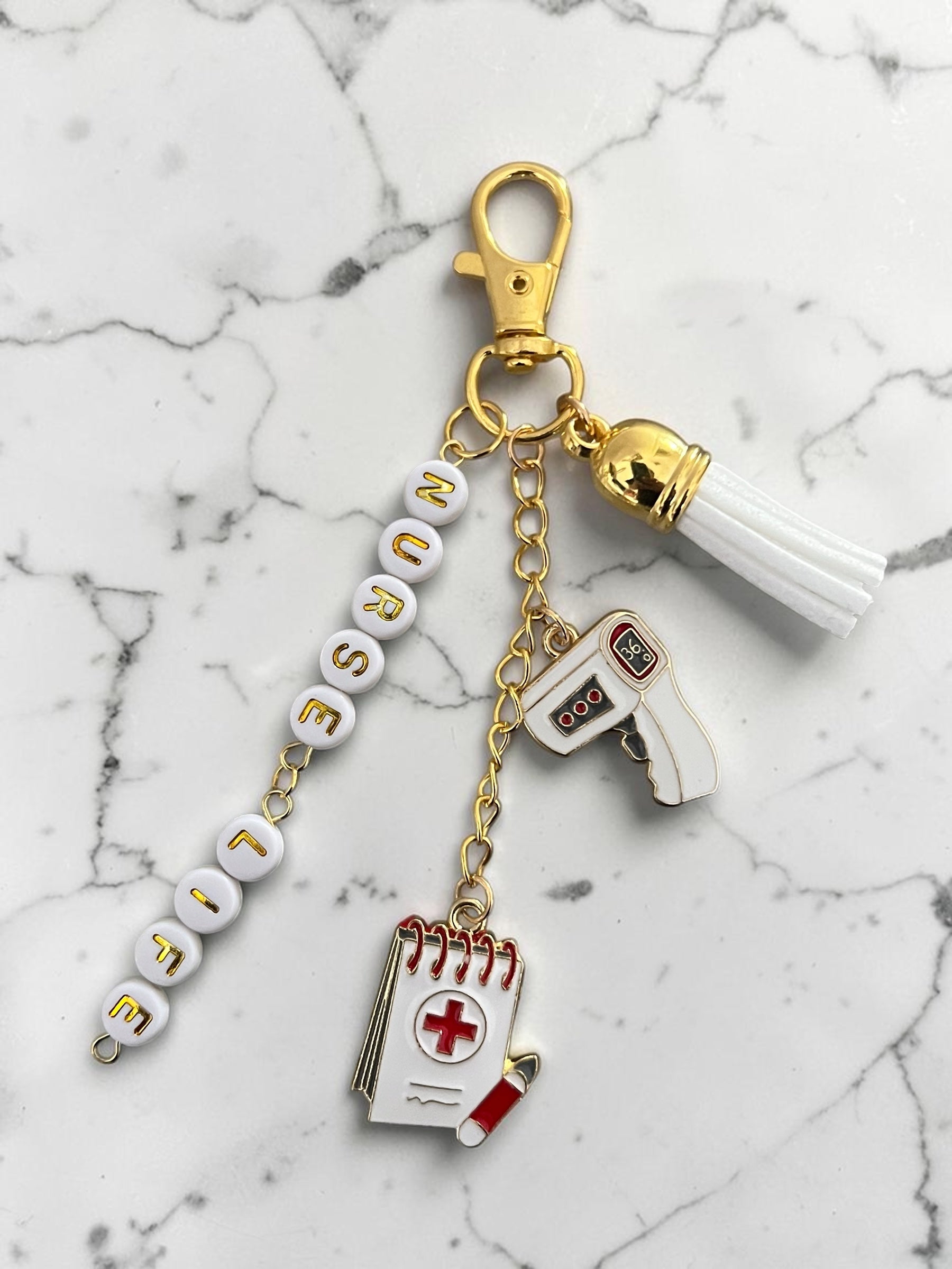 Nurse Life Bag Charm