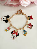Mickey and Friends Charm Bracelet