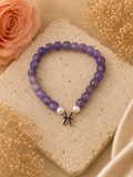 Celestial Gems: Pisces Zodiac Bracelet