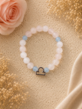 Celestial Gems: Libra Zodiac Bracelet