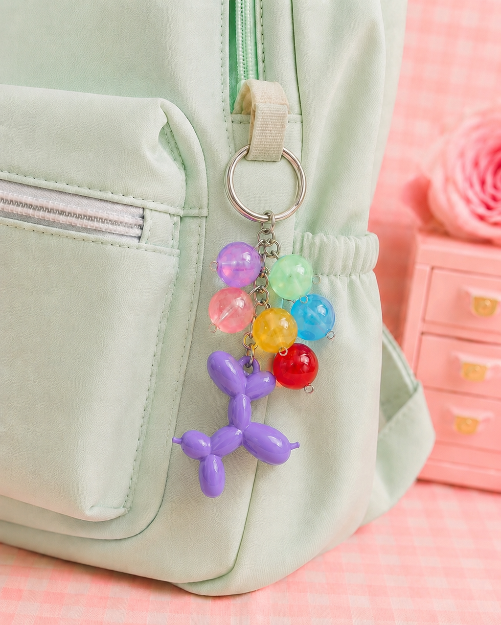 Balloon Pup Keychain