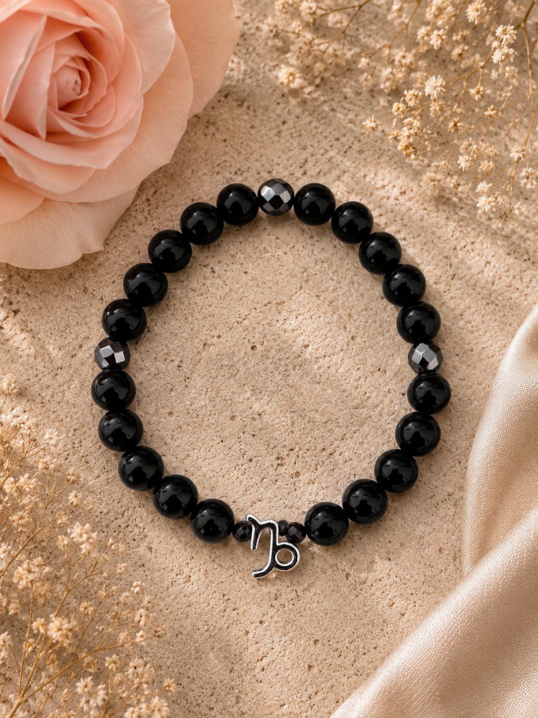 Celestial Gems: Capricorn Zodiac Bracelet