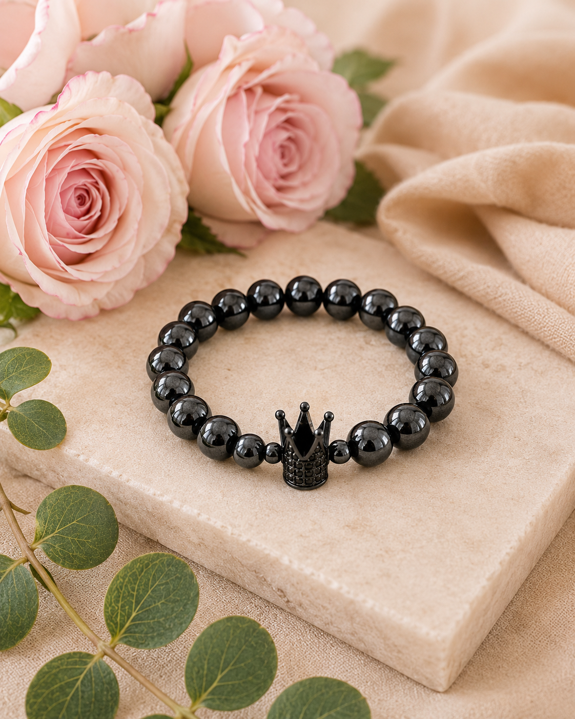 Your Majesty Black Hematite Bracelet