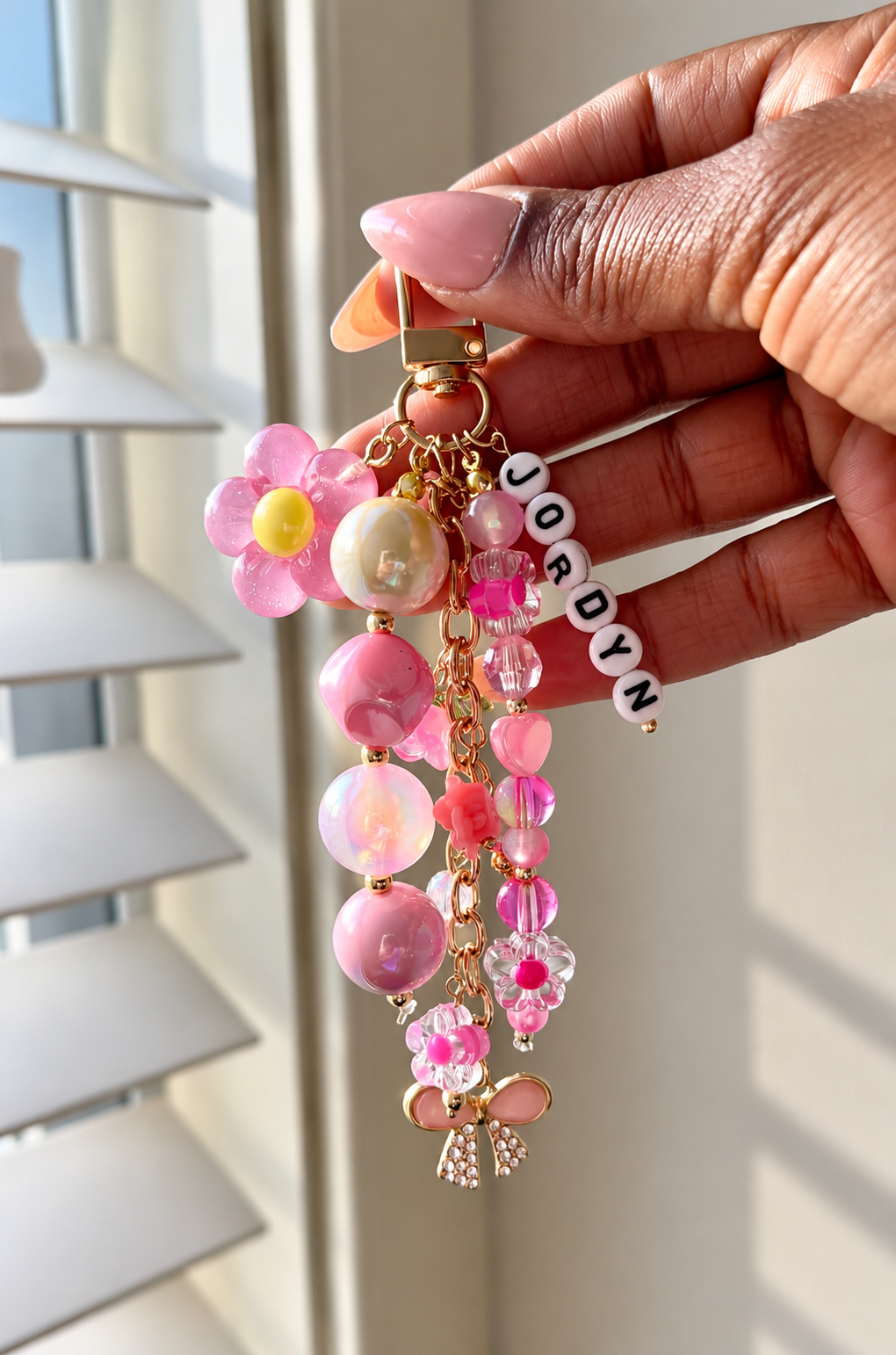 Personalized Name Bag Charm