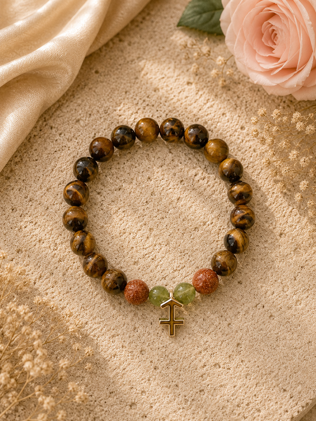 Celestial Gems: Sagittarius Zodiac Bracelet
