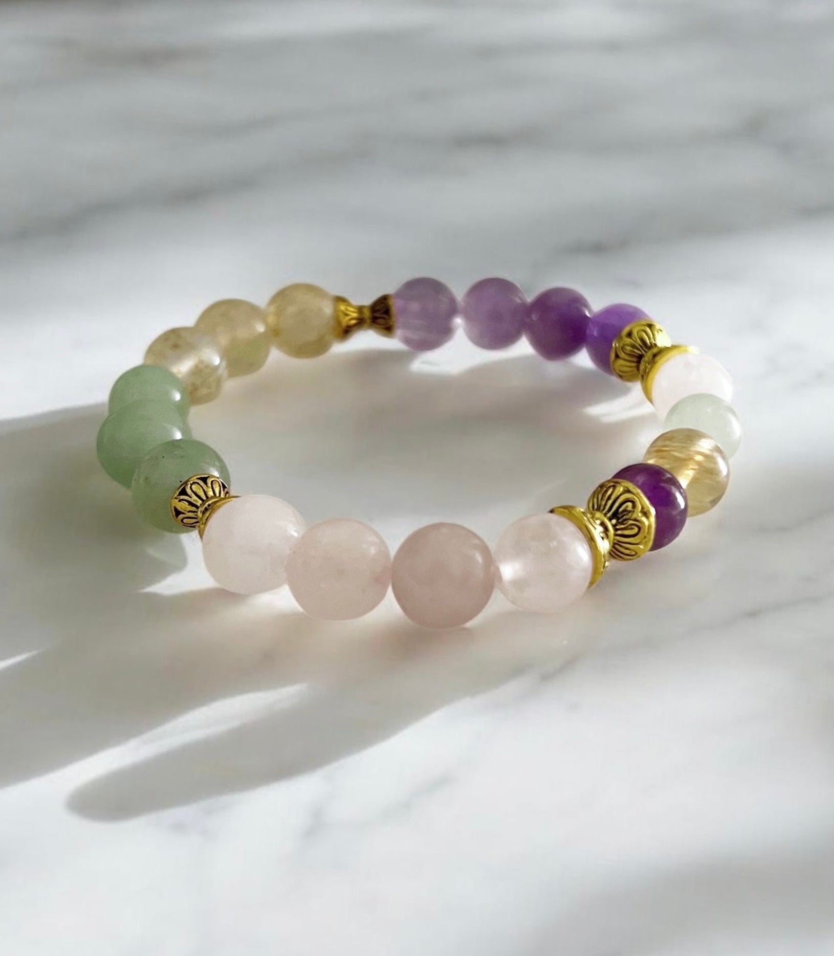 Quadruple Threat Gemstone Bracelet