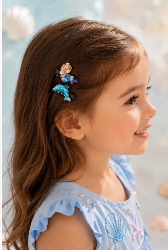 Under the Sea Hair Clip Set
