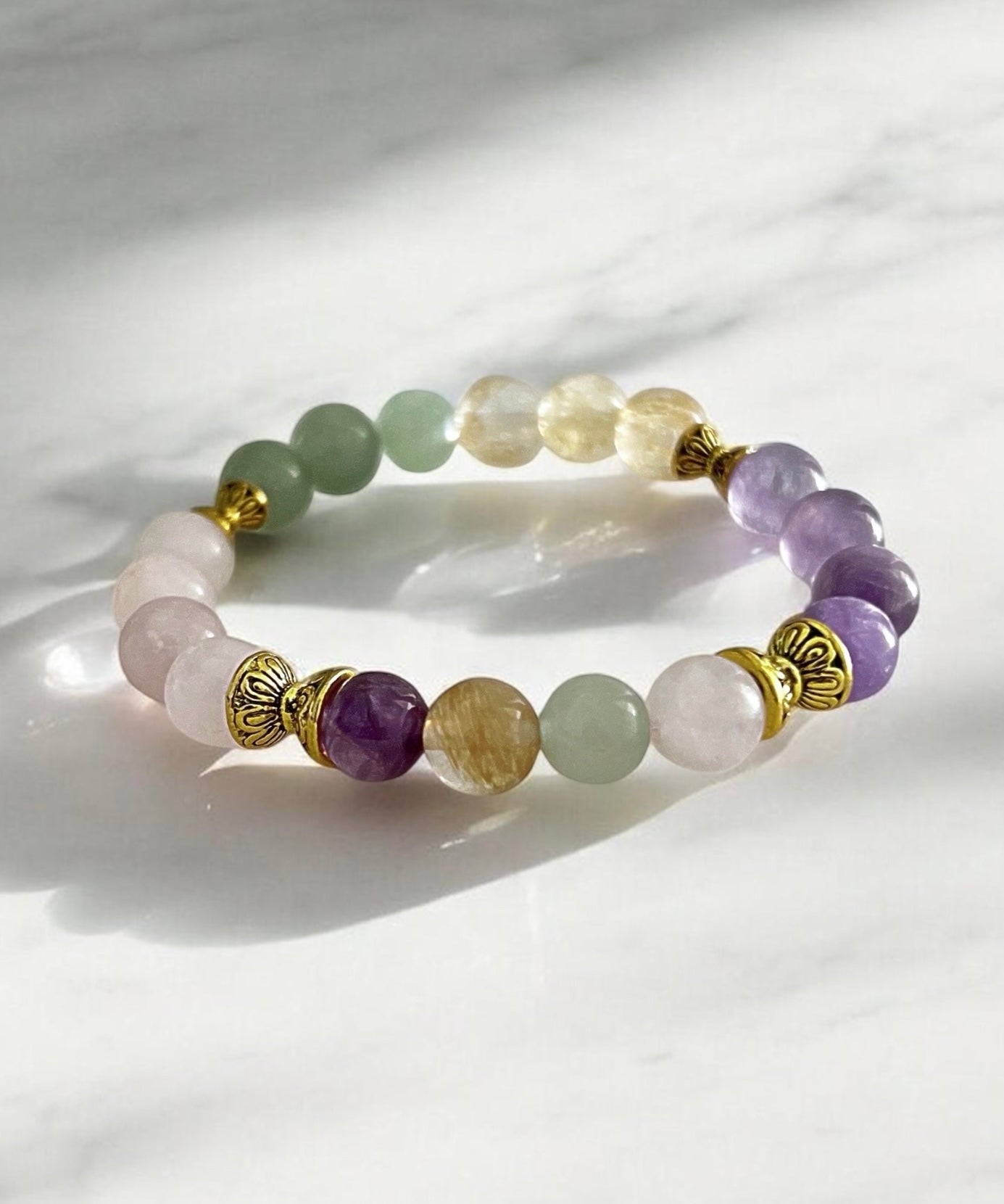 Quadruple Threat Gemstone Bracelet
